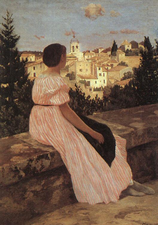 The Pink Dress, Frederic Bazille